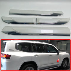 For TOYOTA Land Cruiser 300 Series LC300 2022 Chrome Side Door Body Molding Cover Trim Strips Protector Exterior Accessories