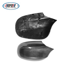 Replacement Door Side Wing Mirror Covers Carbon Fiber Mirror Cover for BMW 3 Series E90 LCI 2009-2011