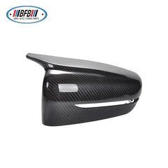 M Style Gloss Black Carbon Fiber Side Wing Mirror Cover For BMW G30 G31  G11 G12 2017-2020