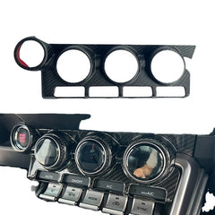 Matte Carbon Fiber Air Conditional Panel Air Outlet Cover Decoration Carbon Interior Kits Fit For 2022 Subaru BRZ