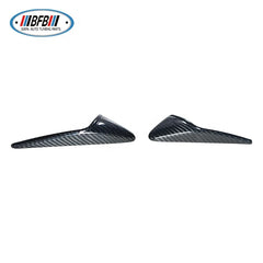 Model Y Glossy 2x2 Dry Carbon Fiber Side Air trim Camera Side Vents Fender Cover Trim sticker Fit For Tesla Model Y 2020+