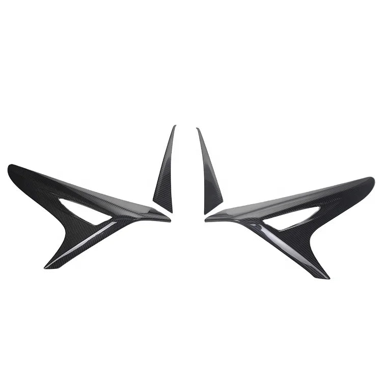 Real Carbon Fiber Rear Tail Light Lamp Cover Trim For Lexus NX200T 300H 2015-2017