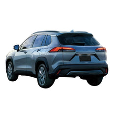 Upper Rear Trunk Streamer Car Back Bar Trims  ABS Carbon Fiber Strip Decorative Tail Gate For Toyota Corolla Cross 2020