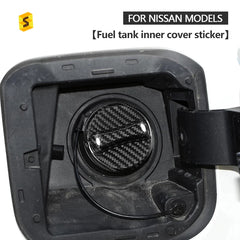 ES Car Exterior Accessories Car Accessories Decoration For Nissan Oil Tank Cover Carbon Fiber Oil Tank Cover