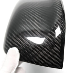 For Dodge Ram TRX 1500 Fifth generation 2500 Laramie 2019-2023 Rear View Mirror Case Cover Shell Overlay Dry Carbon Fiber Cover