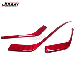 For Chevrolet Corvette C8 Stingray Z51 Z06 2020-2023 Real Carbon Fiber Central Control Dashboard Trim Car Accessories