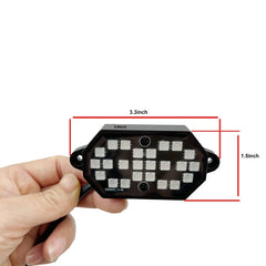 2023 New 8 12 16pods RGBW Chasing Led Rock Light Car Underglow Decking Lights Kit Bluetooth Control