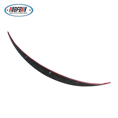 Matte Forge Carbon Real Dry Carbon Fiber  High Fit install car Spoiler For Tesla model Y 2020+