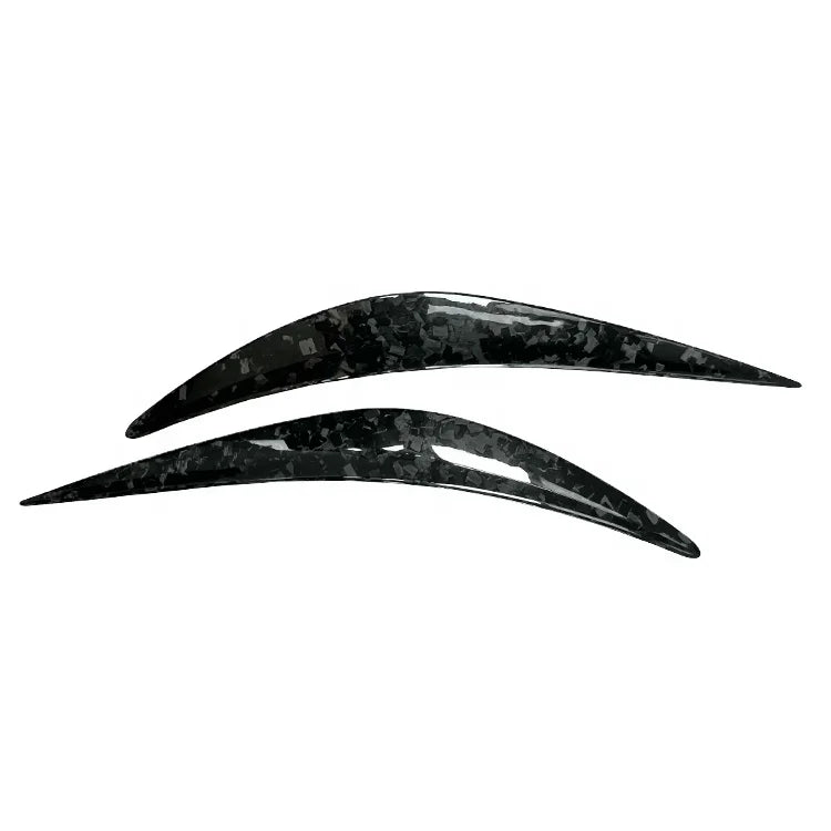 Eyelids Cover Q50 Q50S For Infiniti Forged Carbon 2pcs Car eyelids Cover Full Carbon Eyebrows Add On Style