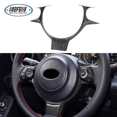 Matte Carbon Fiber Interior Kits Fit For 2022 Subaru BRZ Carbon Fiber Steering wheel Trims