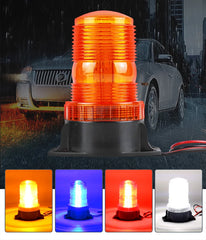 Amber Red Blue Green White Color Led Beacon Lamp Roof Rotating Flashing Signal Warning Light