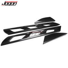 Jogon For Lotus Emira 2022 2023 2024 Car Engine Hood Air Outlet Vent Cover Frame Sticker Dry Carbon Fiber Exterior Accessories