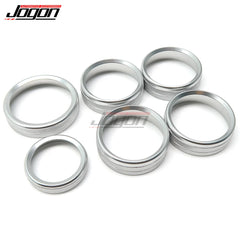 For Ford F150 2015-2020 Air Conditioning Ring Cover Center Console Switch Button Circle Trim Car Styling Interior Accessories