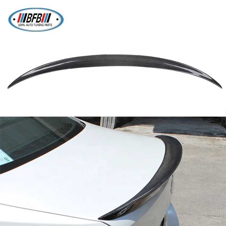 P style Carbon Fiber Rear Spoiler For BMW 5 Series F10 2012-2016 Trunk Lip Spoiler Wing