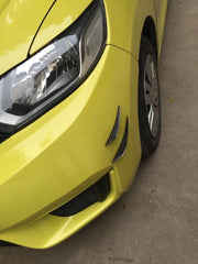 Universal Carbon Fiber Front Bumper Side Canards Splitter Spoiler For BMW M2 M3 M4 F30 F87 E90 E92 E93 F80 F82 F83 F10 F16 F12