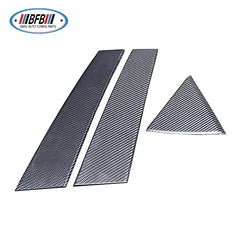 6PCS Carbon Window Pillar Add On Style For Toyota Lexus NX200 NX200t NX300h 2015-2018
