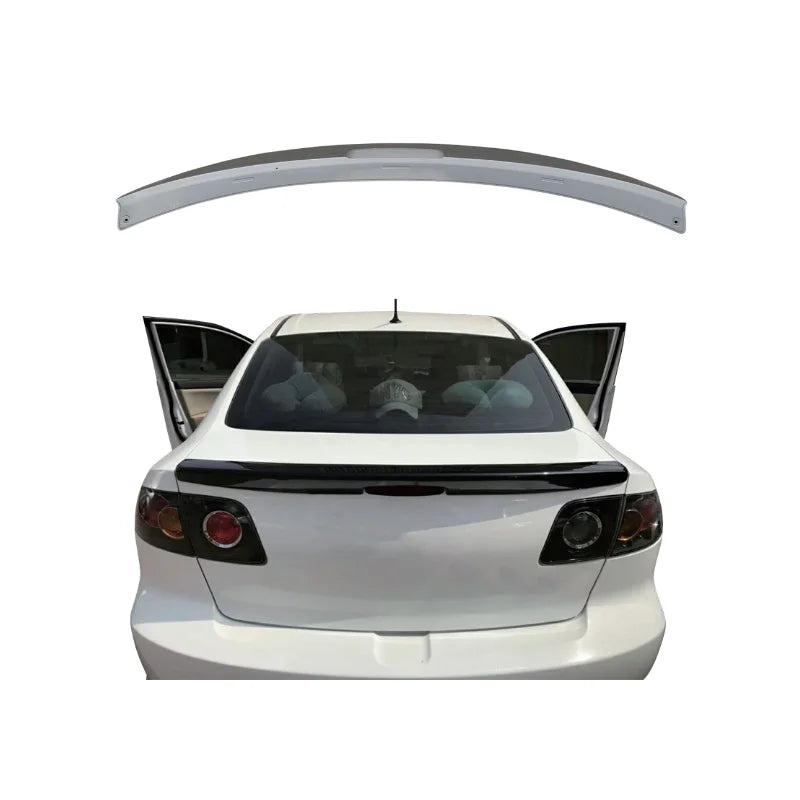 Auto Parts Abs Material Car Spoilers Wing Rear Lip Spoiler For Mazda M3 2006 2007 2008 2009 2010 2012 2013