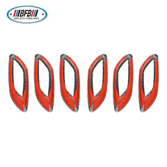 Real Dry Carbon Fiber Side Fender Vents Air Vents Exterior Decoration Accessories For Maserati Levante SUV