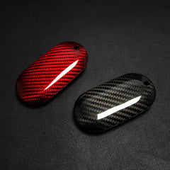 Genuine Carbon Fiber Auto Remote Key Case Cover Fob Holder Shell For Mercedes Benz W223 S Class W213 E Class 2021+