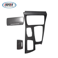 For RHD only 9PCS Carbon Fiber Car Interior Trims Sticker For 5 Series F10 2012+