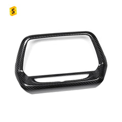 ES Real Carbon Fiber 8 Inch Navigation Frame Trim For Chevrolet 2016 For Now Auto Interior Trim Accessories
