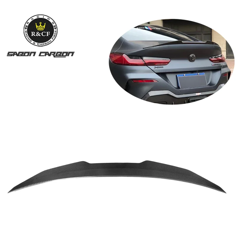 PS-M Style Carbon Fiber Rear Trunk Tail Wing Ducktail For BMW G15 M8 Use