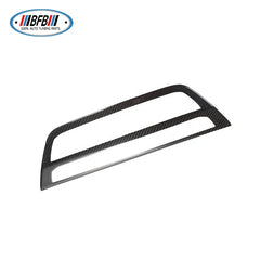 Real Carbon Fiber Interior Air Conditioning CD Player Decorative Cover Multimedia Cover For BMW 5 Series G30