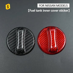 ES Car Exterior Accessories Car Accessories Decoration For Nissan Oil Tank Cover Carbon Fiber Oil Tank Cover