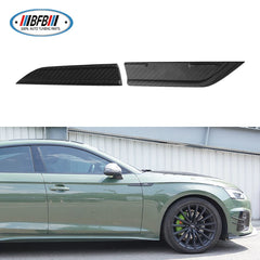 Real Carbon Fiber Replacement Side Fender Air Vent Cover For Audi A5 S5 2023