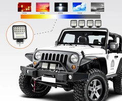 4.6inch Truck Engineering Vehicle Offroad 126w Auto Lamp 4x4 12v Led Driving Work Light with Angel Eye