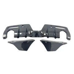 For 2019-20 Toyota Supra A90 A91 mk5 Carbon Fiber Rear Bumper Lip Diffuser With Rear Spats Side Spliter