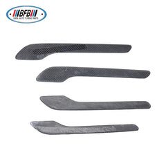 Carbon Fiber Door Trim Panel Add On Style Door Handle Cover For Tesla Model 3 2018+