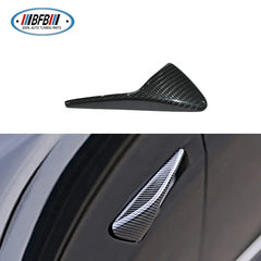 For Tesla Model S/X 2014-2018 Exterior Universal Dry Carbon Fiber Side Air trim Camera Side Vents Fender Cover Trim sticker