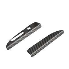 Real Dry Matte Carbon Gear Shift Box Panel Cover Gear Box Side Trims For Ford Mustang 2015-2017