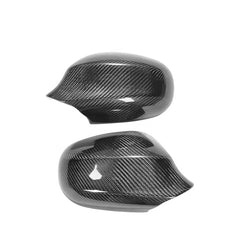 Replacement Door Side Wing Mirror Covers Carbon Fiber Mirror Cover for BMW 3 Series E90 LCI 2009-2011