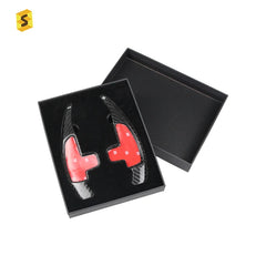 Shasha Carbon Car Interior Carbon Fiber Car Steering Wheel Extension Paddle Shifter for Benz 2023 carbon fiber car part