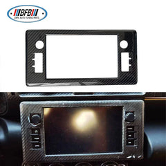 Navigation Screen Panel Real Dry Carbon CD Multimedia Panel Cover For Subaru BRZ GR86 2021-2023