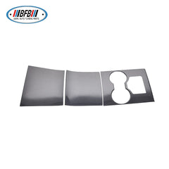 3 Pcs Glossy Carbon For Tesla Model 3 Car Interior Trims Gear Console Cover Panel Trims