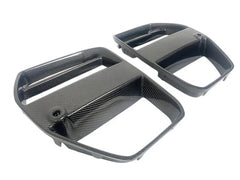 M3 G80 Aero kit V style Carbon Fiber Front Grille Lip Spoiler Side Skirts For BMW G80 M3 G82 M4 2021