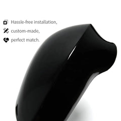Glossy Black Side Rearview Rear View Mirror Cover Replacement For Seat Leon MK2 1P Ibiza MK4 6J Exeo 3R 2008-2012