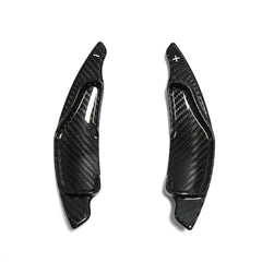 Real Carbon Fiber Steering Wheel Paddle Shifter Extension For Toyota Auris Corolla E150 2006-2012