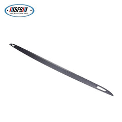 Add on style 2016-2018 Matte Finishing  Dry Carbon Fiber Rear Trunk Door Tailgate Decoration Trims For Tesla Model S