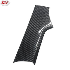 3 pcs Auto dry carbon fiber instrument panel trim replacement for Tesla model X 2018-2022