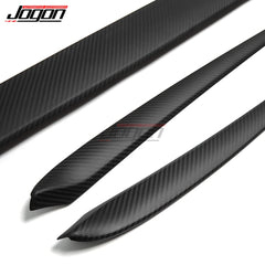 Real Carbon Fiber Interior Door Panel Trim Armrest Dashboard Console Cover For Tesla Model 3 Y 2021 2022 Decoration Accessories