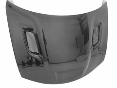 Redeye Style Carbon Fiber Front Hood Bonnet with vents For 2015-21 Dodge Charger SRT Hellcat