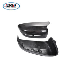 M Style Gloss Black Carbon Fiber Side Wing Mirror Cover For BMW G30 G31  G11 G12 2017-2020