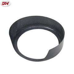 Auto dry Carbon fiber car exterior logo car outer ring for Alfa Romeo Giulia 2017-up