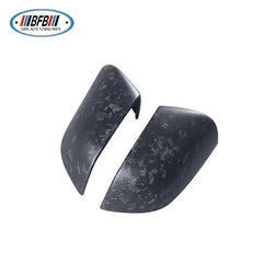Model Y Matte Forged Carbon Mirror Cover For Tesla Model Y 2020 Add On Style Carbon Exterior Kits