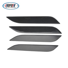 Dry Carbon Fiber car  body Exterior Kits Side Door Handle Cover Panel Protective Trims For Tesla Model S 2016-2018