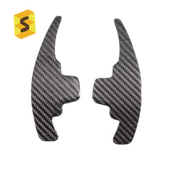 ES Carbon Fiber Shift Paddle For Mercedes-Benz CLK SLK CL GLA A B E M-Class Real Carbon Fiber Trim